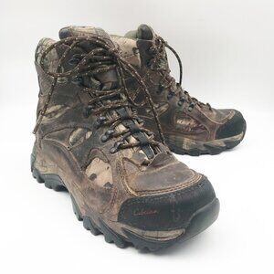 CABELAS Gore-Tex Camo Lace Up High Top Hiking Outdoor Boots Womens 7.5
